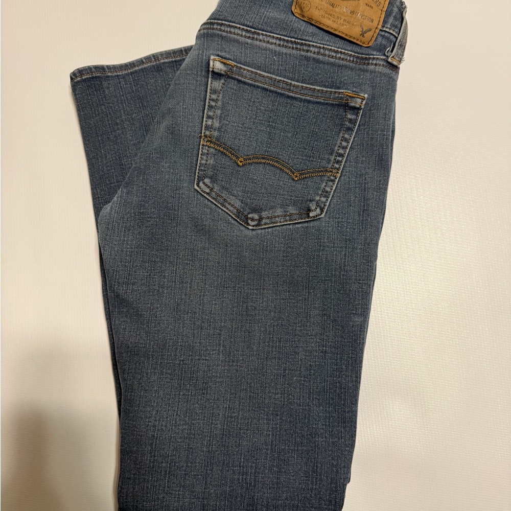 Levi's Medium Blue Straight Leg Denim Jeans